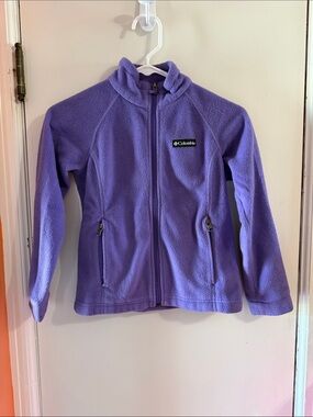 Columbia Purple Full-Zip Fleece